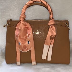 Bunny🐰 rabbit Twilly Bandeau Hair Neck Bag Tie 
